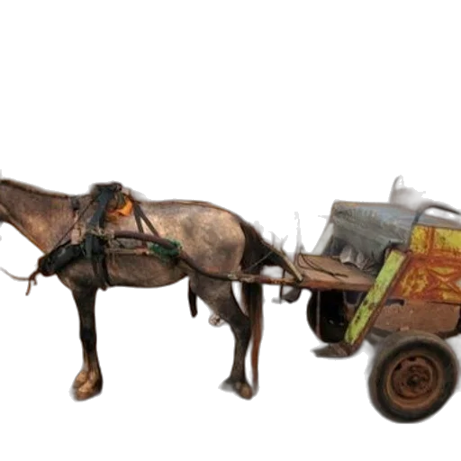 car, animal, staff, weapon, photorealistic, concept art, 3d render, horse transparent PNG cut-out