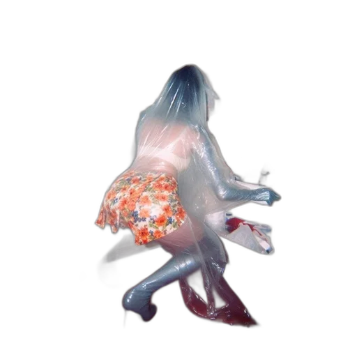 dress, jacket, flower, creature, concept art, 3d render, watercolor, vaporwave transparent PNG cut-out