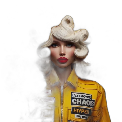 jacket, hair, dress, face, concept art, comic book art, photorealistic, fantasy art transparent PNG cut-out
