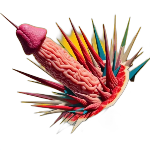 hair, hat, staff, crown, 3d render, photorealistic, concept art, colorful transparent PNG cut-out