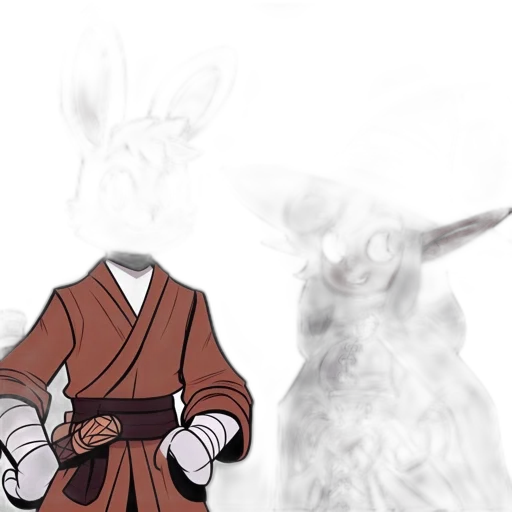 staff, sword, dragon, mask, concept art, fantasy art, anime, comic book art transparent PNG cut-out