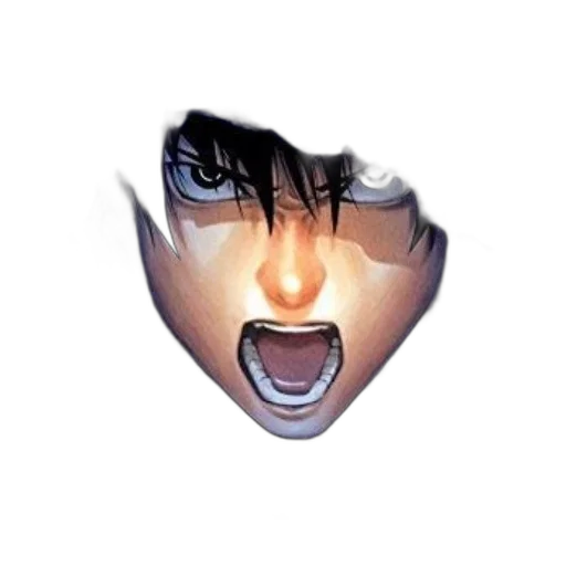 face, mask, creature, hair, anime, concept art, photorealistic, pixel art transparent PNG cut-out