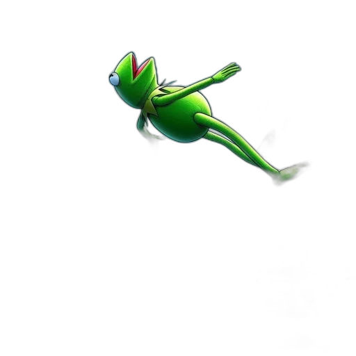 dragon, creature, staff, animal, 3d render, concept art, photorealistic, green transparent PNG cut-out