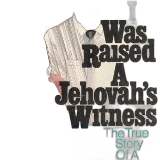 book, cover, title, raised, jehovah, witness, true, story transparent PNG cut-out