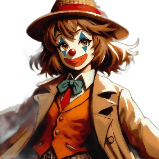 hat, mask, face, jacket, anime, concept art, comic book art, cartoon transparent PNG cut-out