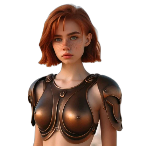dress, robot, jewelry, jacket, concept art, 3d render, fantasy art, photorealistic transparent PNG cut-out