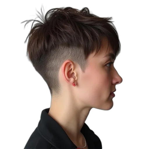 hair, staff, face, crown transparent PNG cut-out
