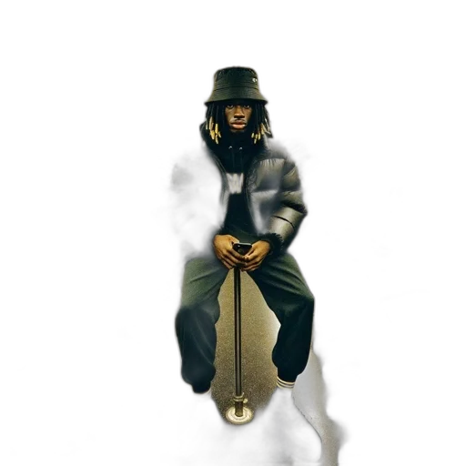 jacket, sword, weapon, umbrella, concept art, fantasy art, pixel art, comic book art transparent PNG cut-out