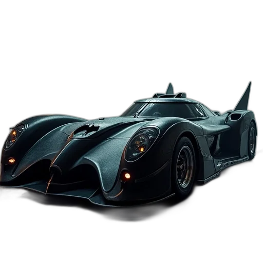 car, 3d render, concept art, photorealistic, batmobile, concept, andy, moore transparent PNG cut-out