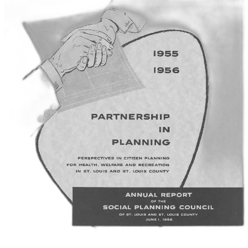 image, black, white, cover, 1955-1956, annual, report, social transparent PNG cut-out