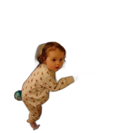 staff, shoes, creature, hair, 3d render, photorealistic, child, pajamas transparent PNG cut-out