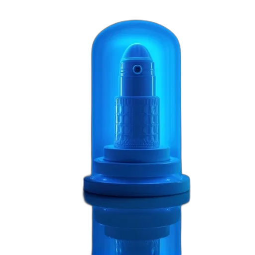 bottle, weapon, umbrella, staff, 3d render, concept art, vaporwave, photorealistic transparent PNG cut-out