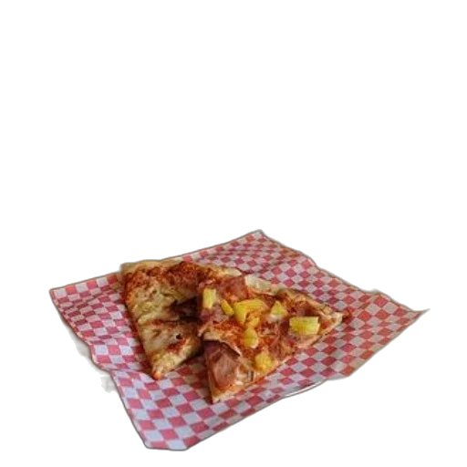 food, umbrella, hat, weapon, 3d render, photorealistic, two, slices transparent PNG cut-out