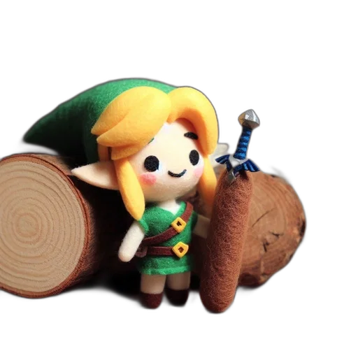 weapon, staff, hat, sword, 3d render, concept art, stuffed, toy transparent PNG cut-out