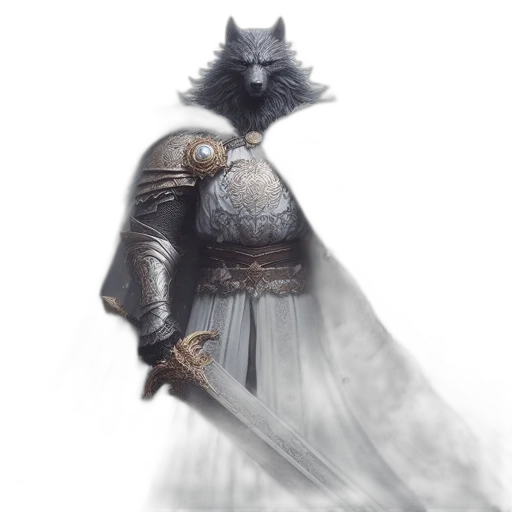 sword, weapon, mask, dress, fantasy art, concept art, comic book art, watercolor transparent PNG cut-out
