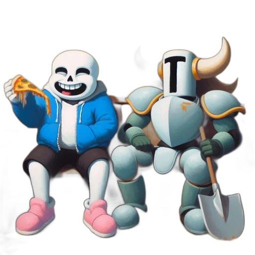 robot, mask, weapon, food transparent PNG cut-out
