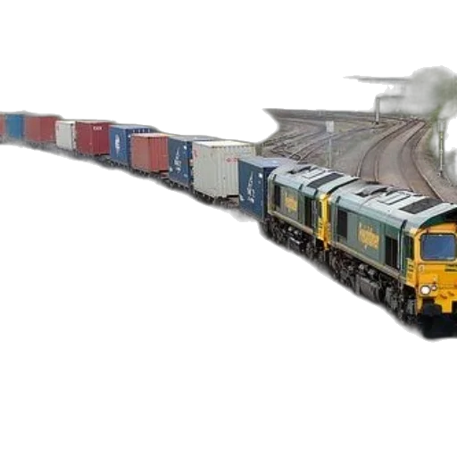 weapon, 3d render, concept art, photorealistic, freight, train, colorful, cargo transparent PNG cut-out