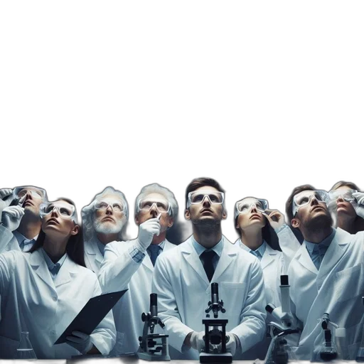 staff, robot, crown, concept art, outer space, underwater, fire, group transparent PNG cut-out