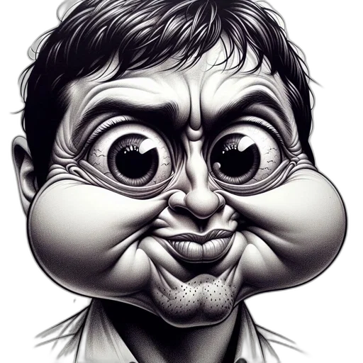 face, mask, staff, cartoon, photorealistic, pencil sketch, comic book art, elaborate transparent PNG cut-out