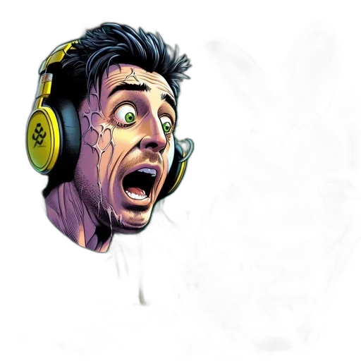 face, creature, mask, concept art, comic book art, pixel art, photorealistic, man transparent PNG cut-out