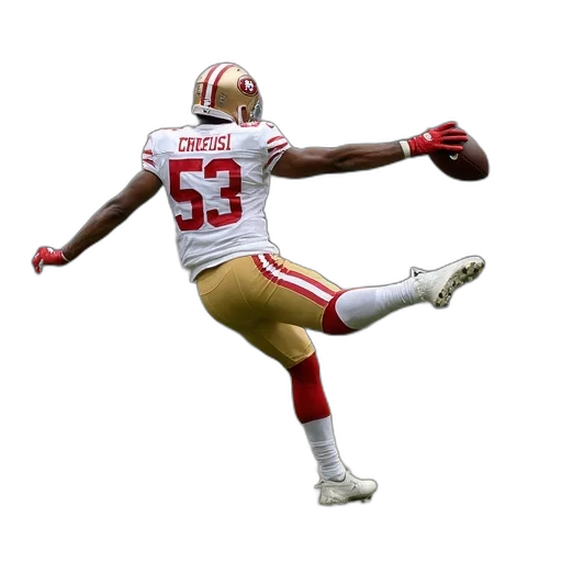 49ers, kicker, patrick, cenisi transparent PNG cut-out