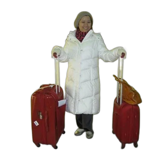staff, jacket, 3d render, concept art, woman, white, coat, stands transparent PNG cut-out