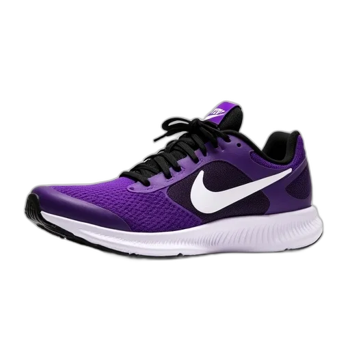 shoes, purple, black, running, shoe, white, nike, swoosh transparent PNG cut-out