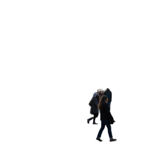 jacket, umbrella, robot, staff transparent PNG cut-out