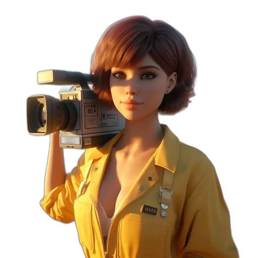 staff, weapon, face, jacket, 3d render, concept art, photorealistic, cartoon transparent PNG cut-out