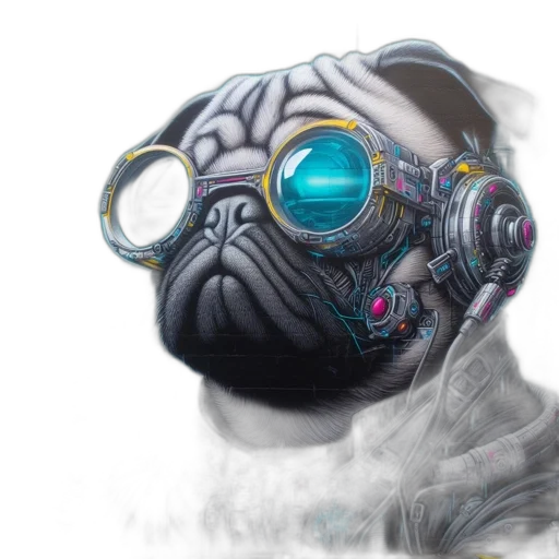 mask, robot, creature, face, concept art, cyberpunk, fantasy art, photorealistic transparent PNG cut-out