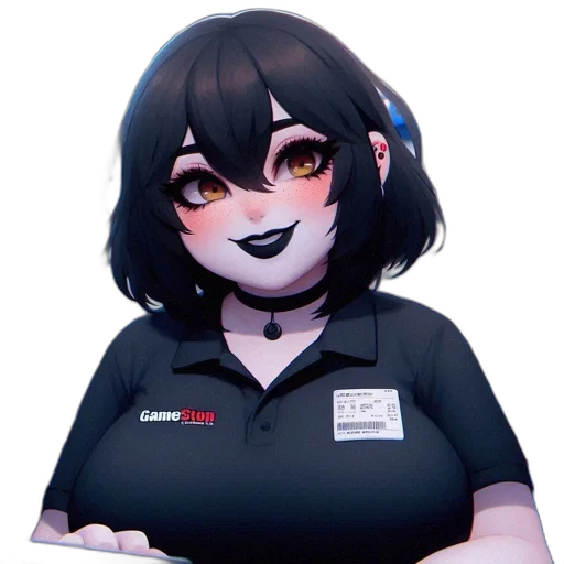 staff, creature, face, robot, anime, cartoon, 3d render, concept art transparent PNG cut-out