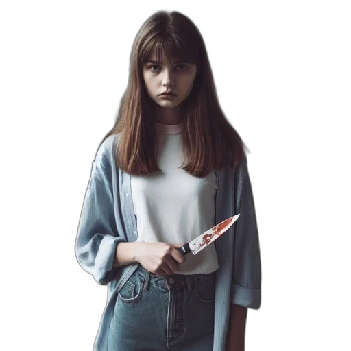 jacket, dress, staff, face transparent PNG cut-out