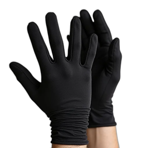 jacket, dark, aylon, ultra, flex, liner, glove, black transparent PNG cut-out