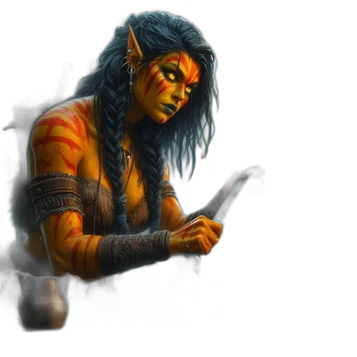 staff, dragon, fantasy art, concept art, photorealistic, pixel art, fire, elvish transparent PNG cut-out