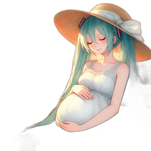 hat, dress, dragon, weapon, watercolor, anime, pixel art, concept art transparent PNG cut-out