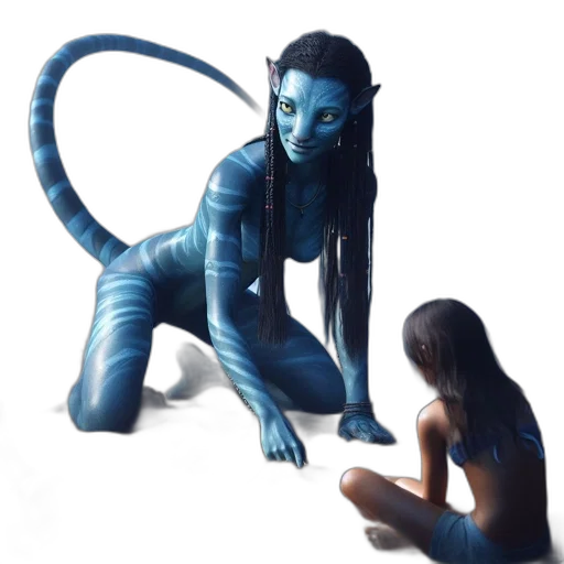 creature, mask, concept art, fantasy art, 3d render, comic book art, underwater, outer space transparent PNG cut-out
