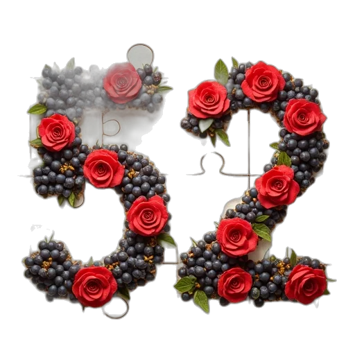jewelry, red, word, puzzle, four, digit, whole, number transparent PNG cut-out