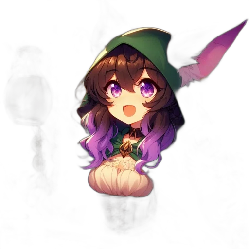 staff, hat, dragon, weapon, pixel art, fantasy art, concept art, anime transparent PNG cut-out