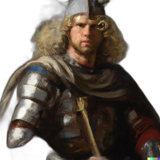 sword, crown, staff, face, fantasy art, concept art, photorealistic, oil painting transparent PNG cut-out
