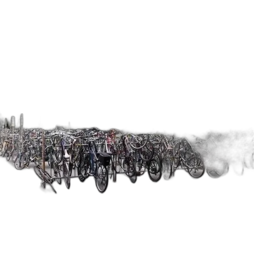 car, weapon, shoes, hair, concept art, photorealistic, fog, city street transparent PNG cut-out
