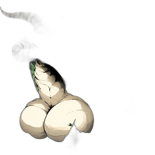 dragon, food, creature, animal, concept art, 3d render, anime, fire transparent PNG cut-out