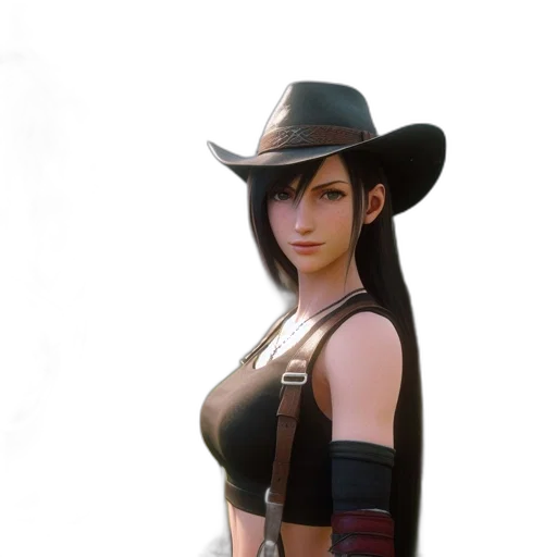 hat, staff, weapon, concept art, fantasy art, 3d render, photorealistic, dark transparent PNG cut-out