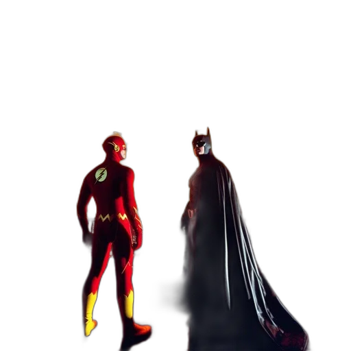 comic book art, concept art, 3d render, watercolor, fire, red, iconic, comic transparent PNG cut-out