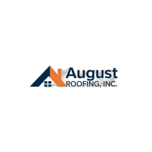 first, image, displays, logo, august, roofing, inc, company transparent PNG cut-out