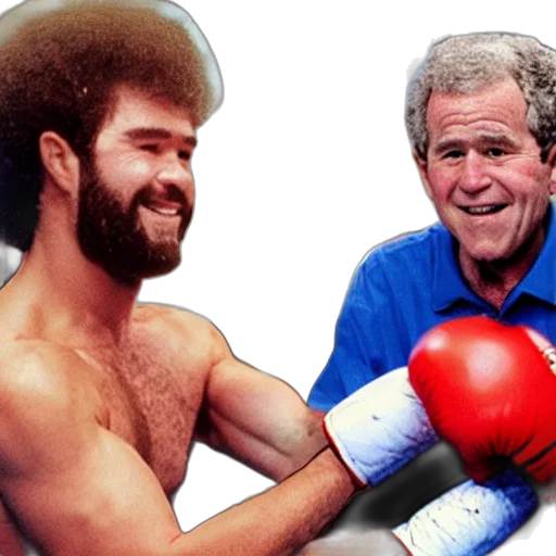 george, bush, boxing, bob transparent PNG cut-out