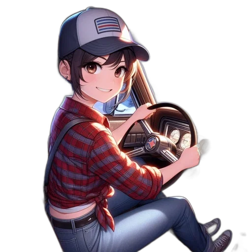 car, hat, weapon, robot, anime, cartoon, concept art, pixel art transparent PNG cut-out