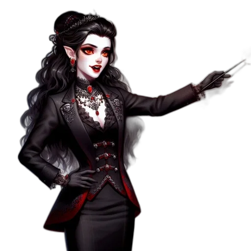 staff, fantasy art, concept art, pixel art, comic book art, dark, red, monochrome transparent PNG cut-out