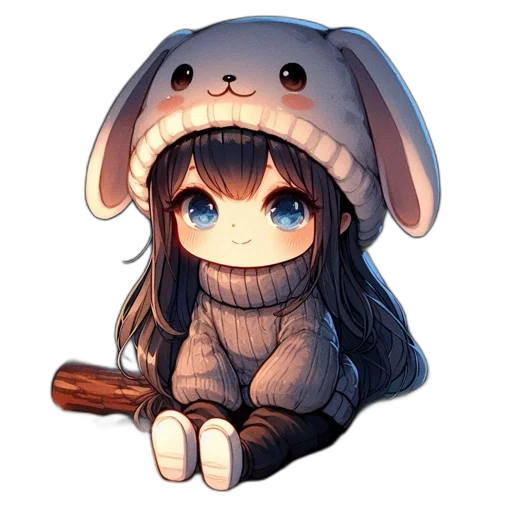 hat, weapon, creature, animal, pixel art, anime, fantasy art, concept art transparent PNG cut-out