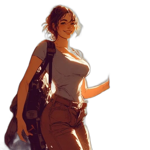weapon, dress, staff, concept art, comic book art, fantasy art, cyberpunk, fire transparent PNG cut-out