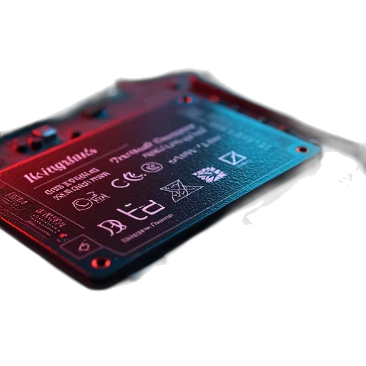 cyberpunk, 3d render, concept art, colorful, kingston, ssd, 240gb, sat transparent PNG cut-out